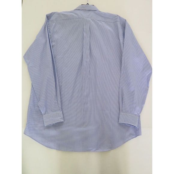 Ralph Lauren Mens Sz LT Blue/White Stripe Classic Fit Button Down L/S Shirt $110 - Picture 9 of 9